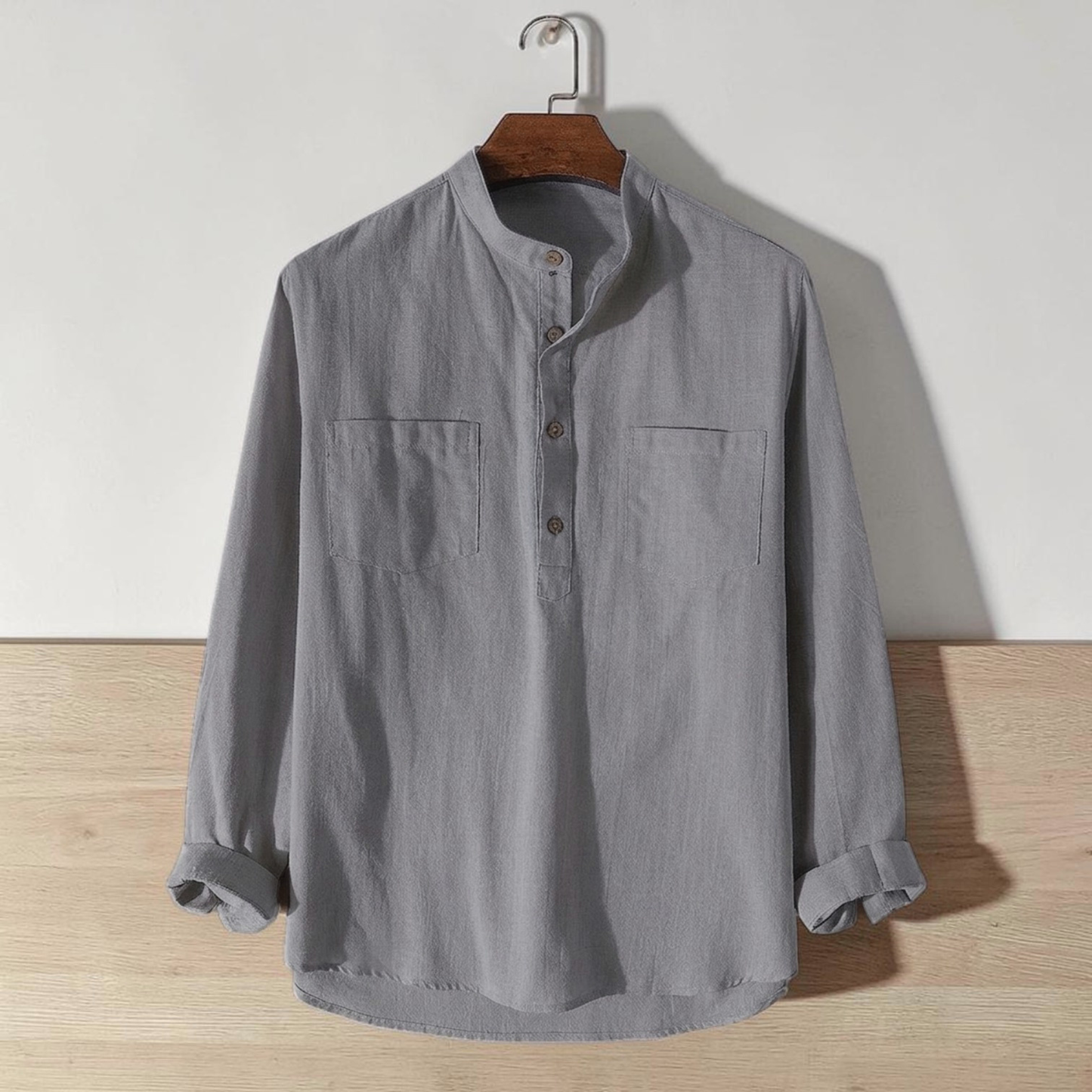 Two Pocket Full Sleeve Katua - Ash