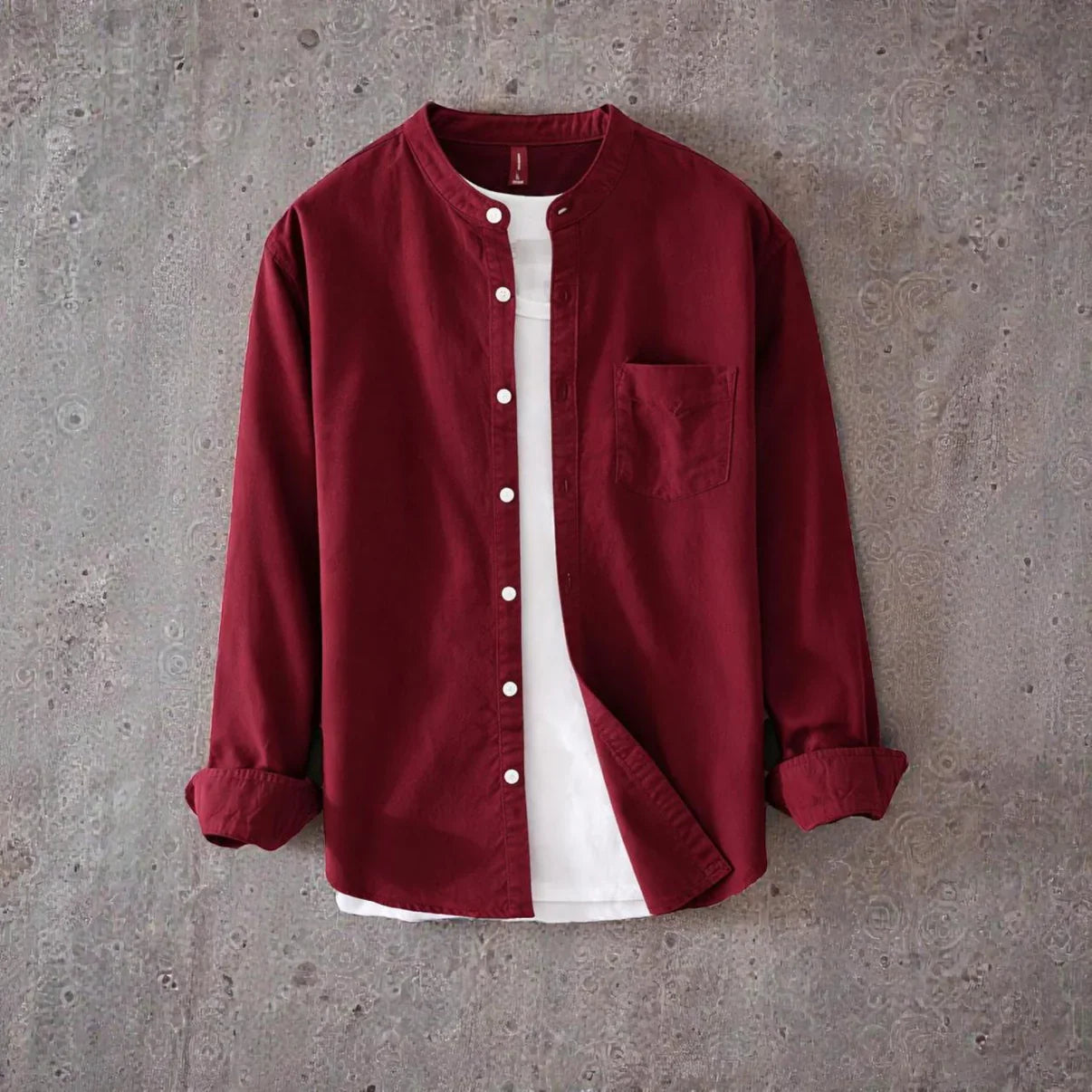 Bend Collar Full Sleeve Shirt
