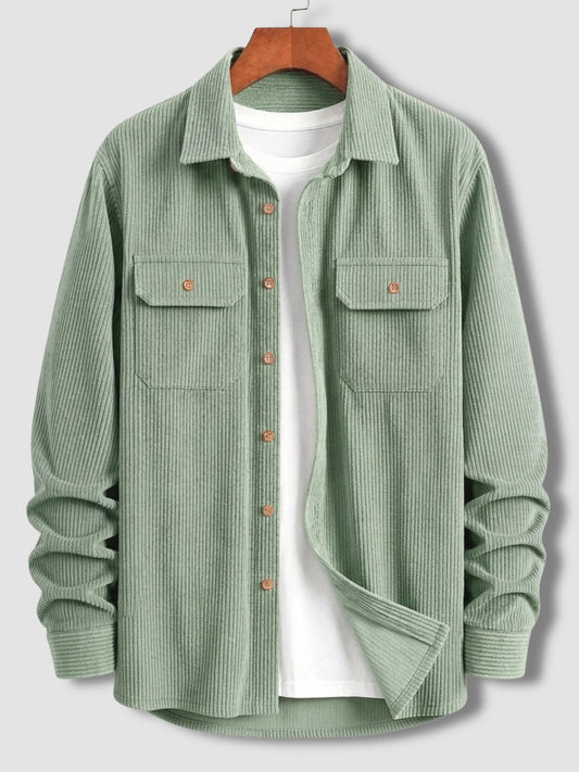 Urban Cord Shirt / Jacket -  Moss Green