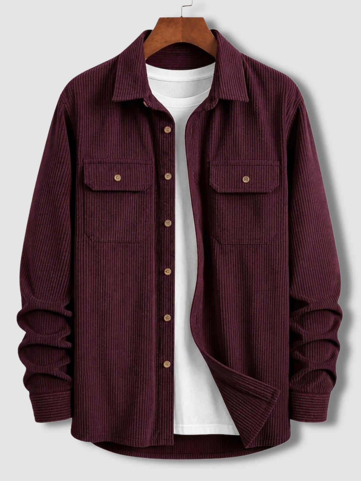 Urban Cord Shirt / Jacket -  Maroon