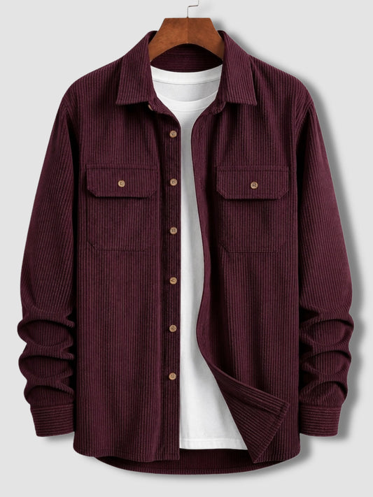 Urban Cord Shirt / Jacket -  Maroon