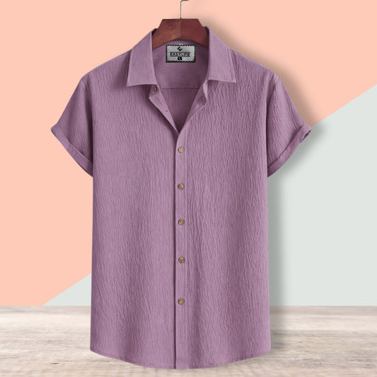Zafran Half Sleeve Casual Shirt - Onion