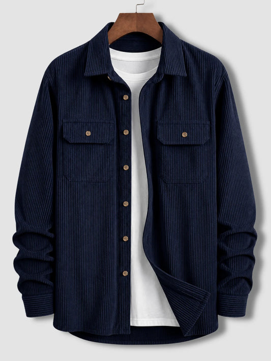 Urban Cord Shirt / Jacket - Navy