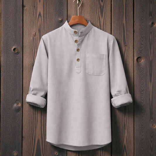 Full Sleeve Luxury Katua - Ash