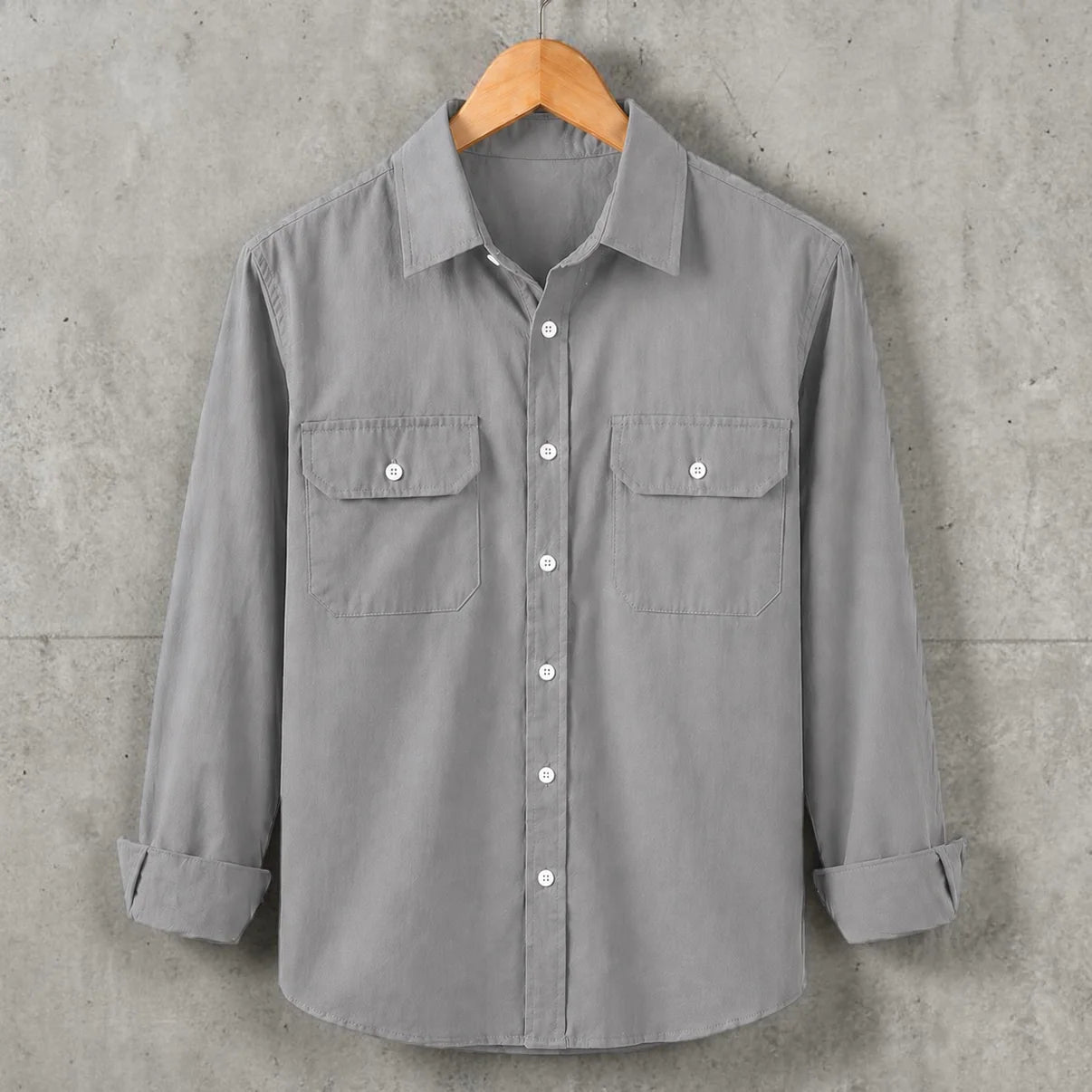 Full Sleeve Two Pocket- Ash