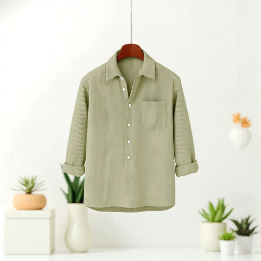 Full Sleeve Luxury  Cord Katua -  Light Moss Green