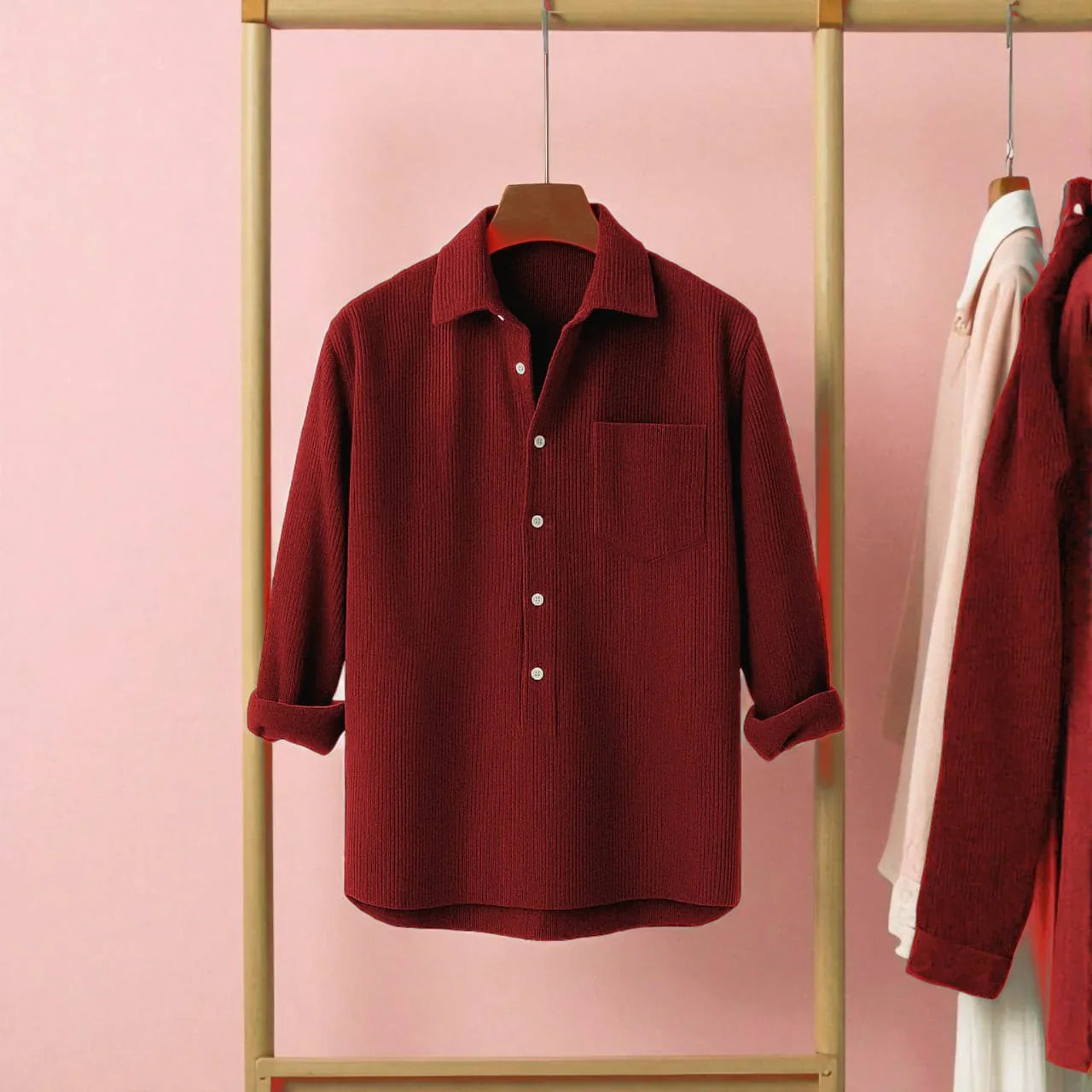 Full Sleeve Luxury  Cord Katua - Marron