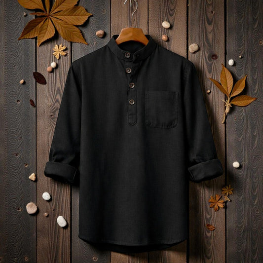 Full Sleeve Luxury Katua - Black