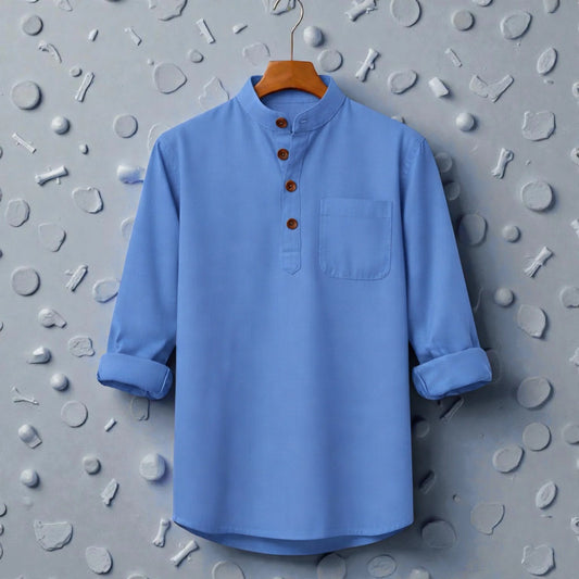 Full Sleeve Luxury Katua - Sky